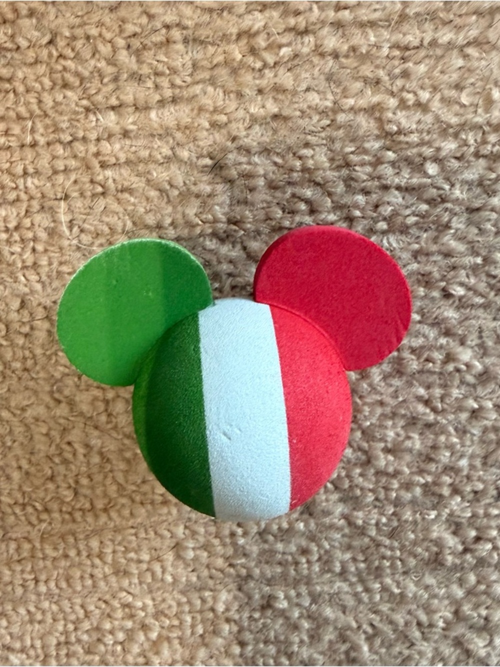 *Rare* Disney Country Flag of Italy Car Antenna Topper